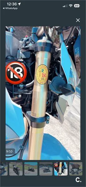 Suzuki GSR 750 – Vista 9