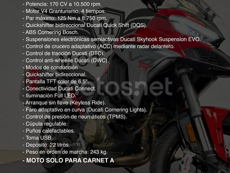 Ducati Multistrada V4 22.500 € 2025 Granada - 2