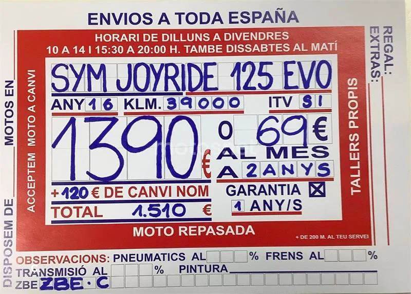SYM Joyride 200i Evo – Vista 9