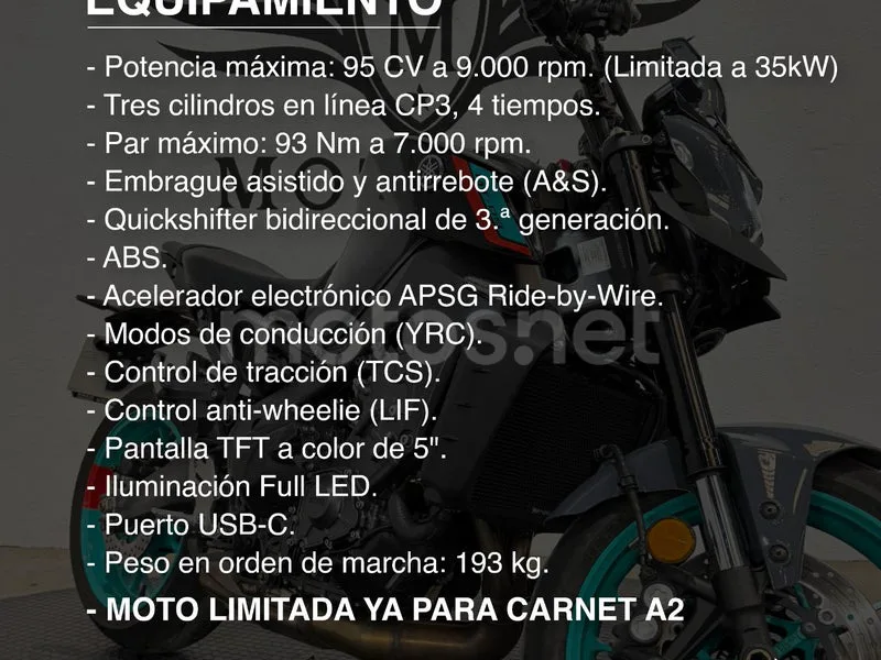 Yamaha MT-09 8300 € 2024 Granada - 2