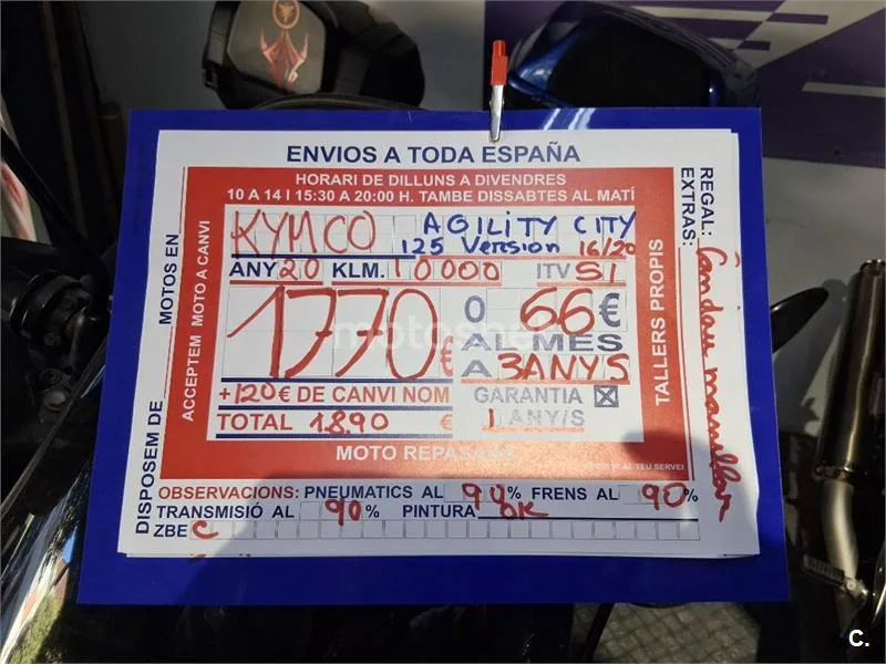 Kymco Agility City 125 - Vista 9