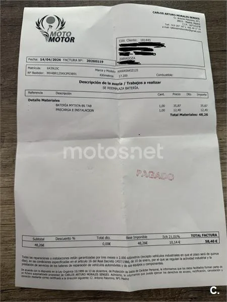 Kawasaki Z125 - Vista 14