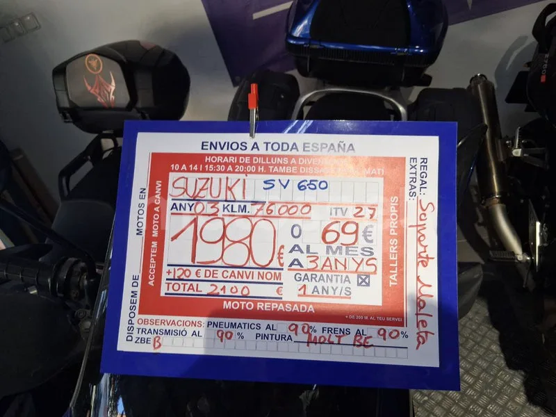 Suzuki SV650 - Vista 9