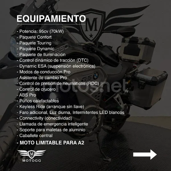 BMW F 850 GS 10.400 € 2019 Granada - 2