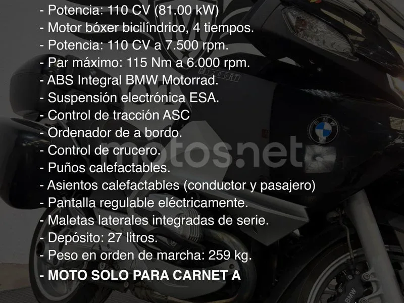 BMW R 1200 RT 7999 € 2009 Granada - 2