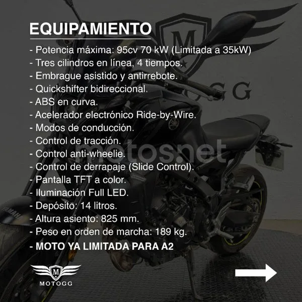 Yamaha MT-09 8200 € 2022 Granada - 2