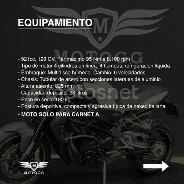 MV Agusta Brutale 1090 5999 € 2015 Granada - 2