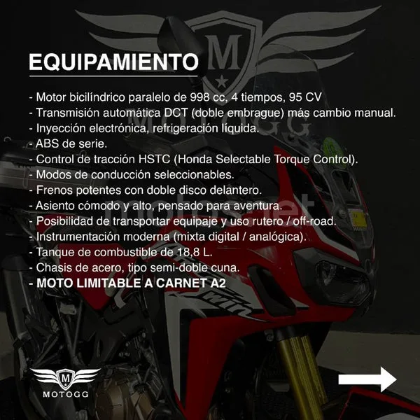 Honda CRF1000L Africa Twin 8800 € 2016 Granada - 2