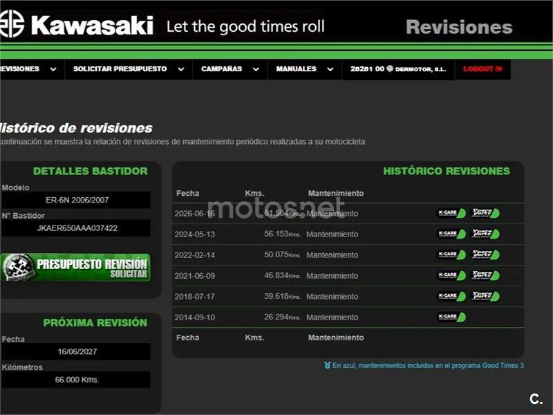 Kawasaki ER-6n - Vista 3