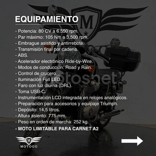 Triumph Bonneville T120 10.999 € 2024 Granada - 2