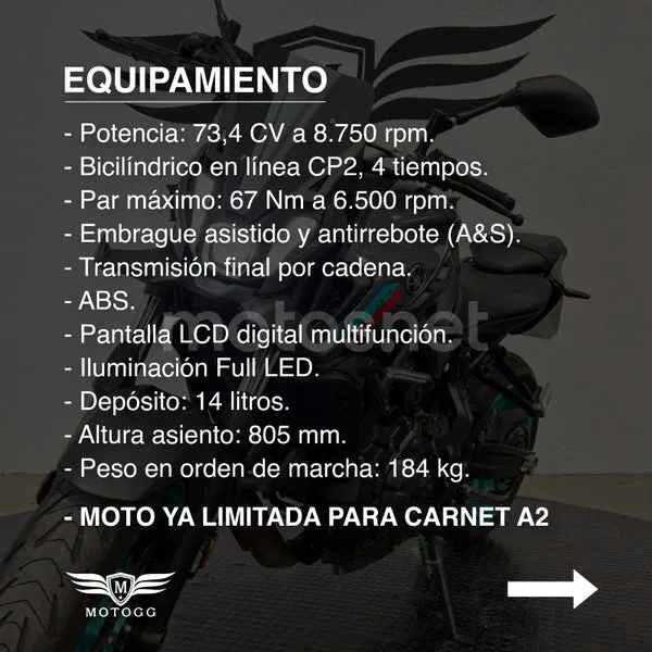 Yamaha MT-07 5999 € 2022 Granada - 2