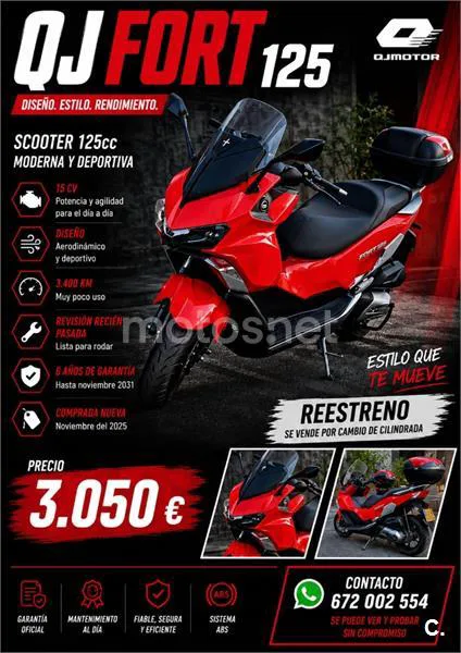 QJ Motor Fort 125N 3050 € 2025 Asturias - 1