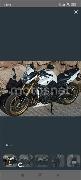 Yamaha FZ8 - Vista 10