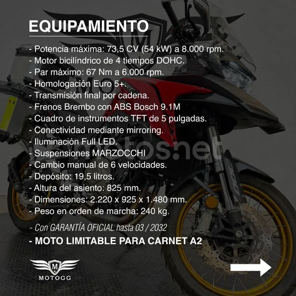 QJ Motor SRT 700 X 5900 € 2026 Granada - 2