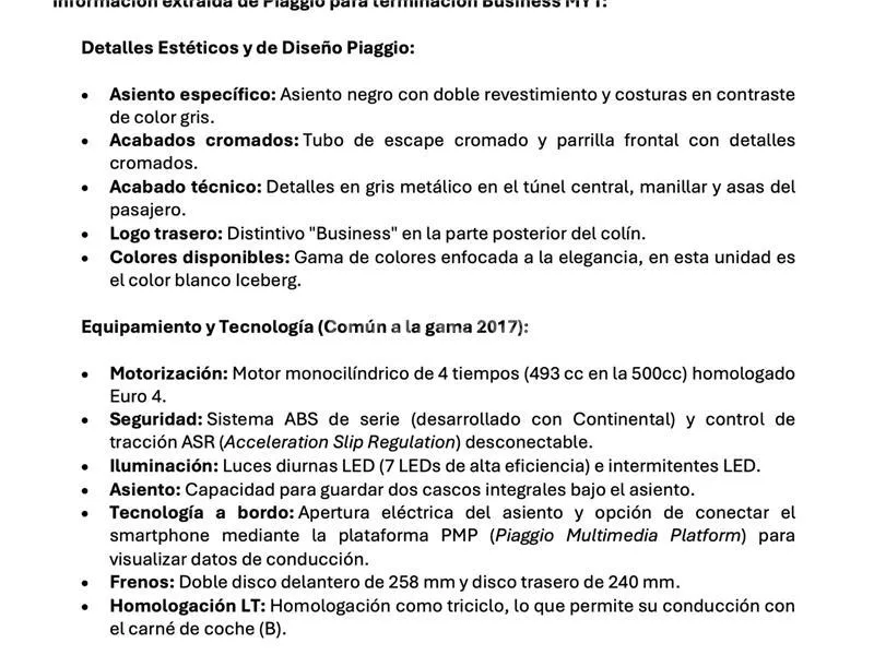 Piaggio MP3 500 Business - Vista 7