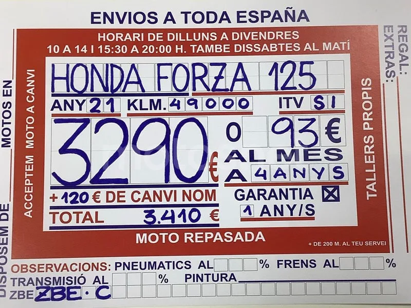 Honda Forza 125 - Vista 9