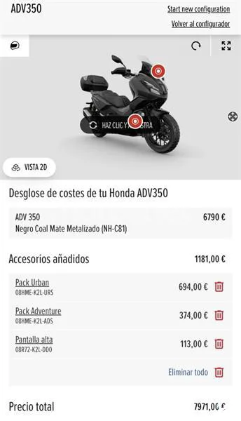 Honda ADV350 - Vista 8