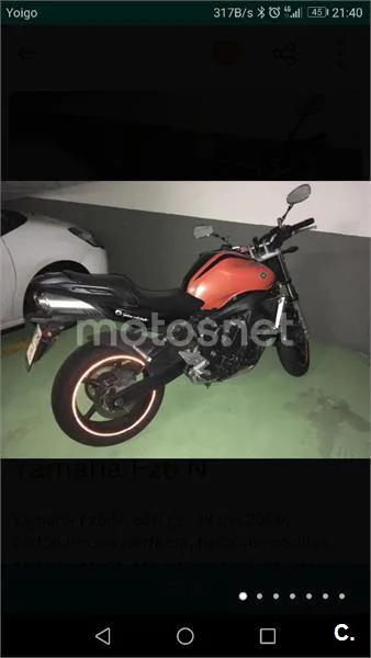 Yamaha FZ6 - Vista 3