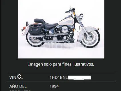 Harley-Davidson Heritage Softail - Vista 10