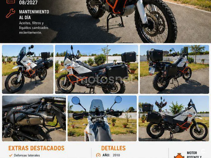 KTM 990 Adventure 6200 € 2010 Cádiz - 1