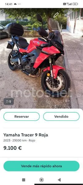 Yamaha Tracer 9 - Vista 7