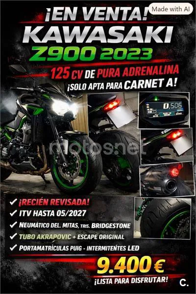 Kawasaki Z900 - Vista 4