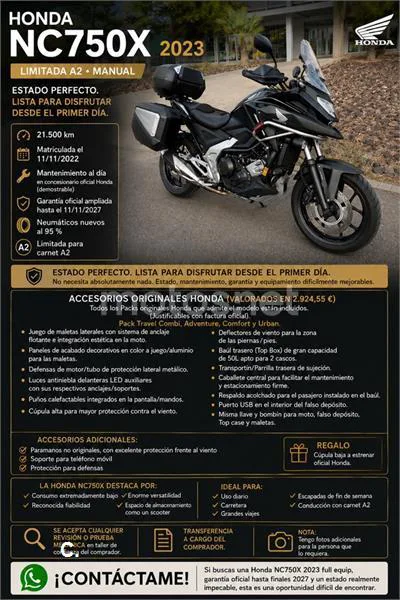 Honda NC750X - Vista 13