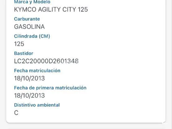 Kymco Agility City 125 - Vista 7