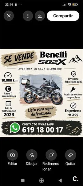Benelli TRK 502 4200 € 2023 Málaga - 2