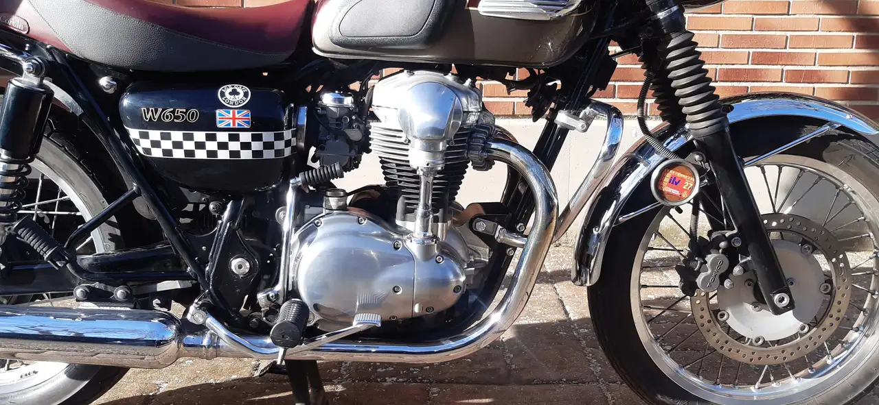 Kawasaki W650 – Vista 8
