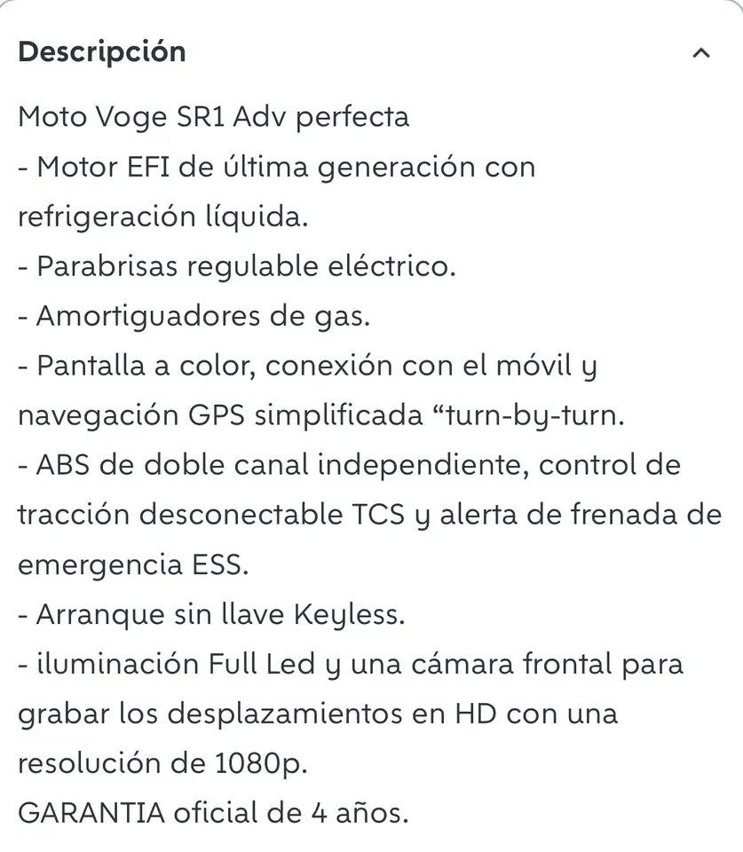 Voge Otros – Vista 13