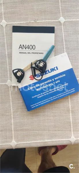 Suzuki Burgman 400 – Vista 22