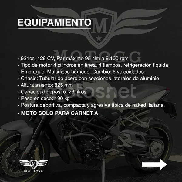 MV Agusta Brutale 1090 5999 € 2015 Granada - 2