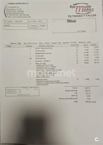 Yamaha XMAX 300 – Vista 8