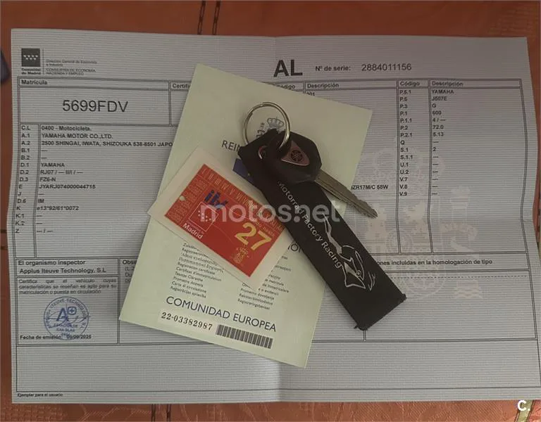 Yamaha FZ6 N – Vista 7