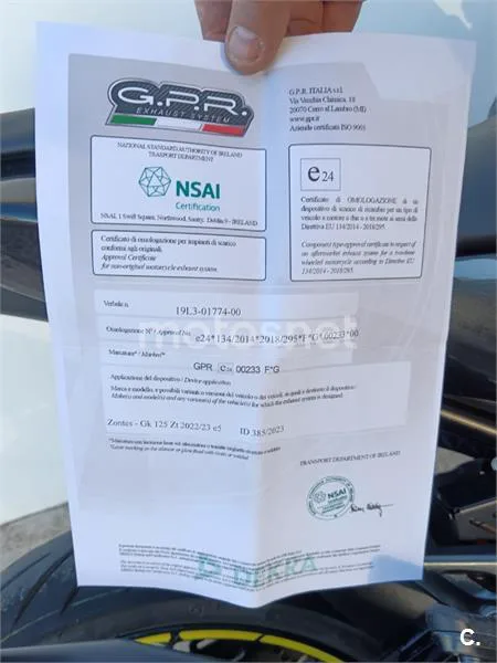 Zontes Z2 125 – Vista 14