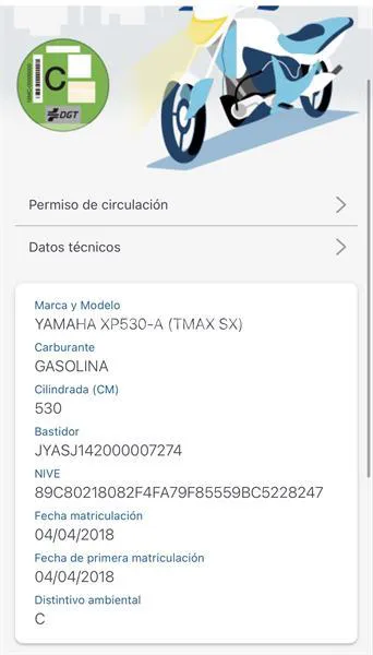 Yamaha TMAX - Vista 6