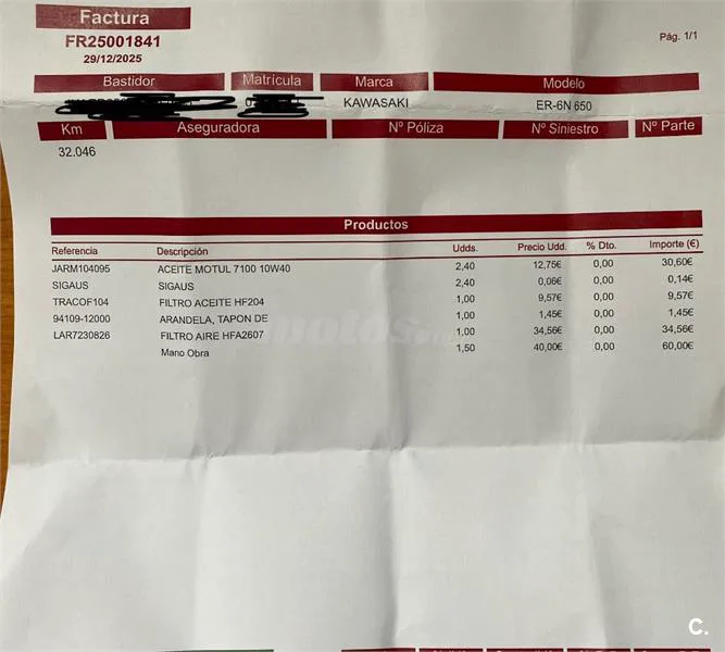 Kawasaki ER-6N – Vista 6