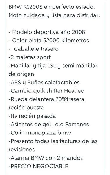BMW R 1200 S 6600 € 2008 Gipuzkoa - 2