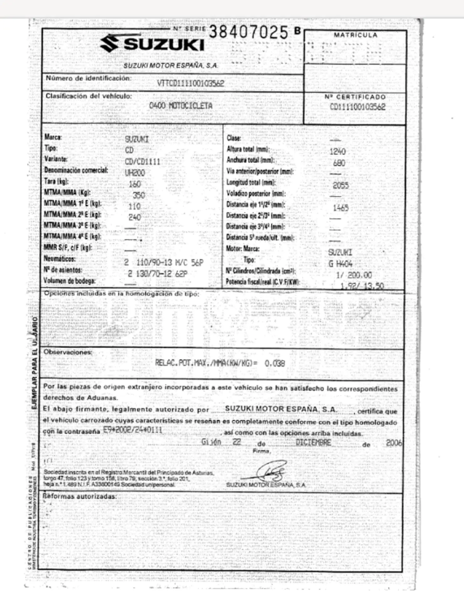 Suzuki Burgman 200 – Vista 5