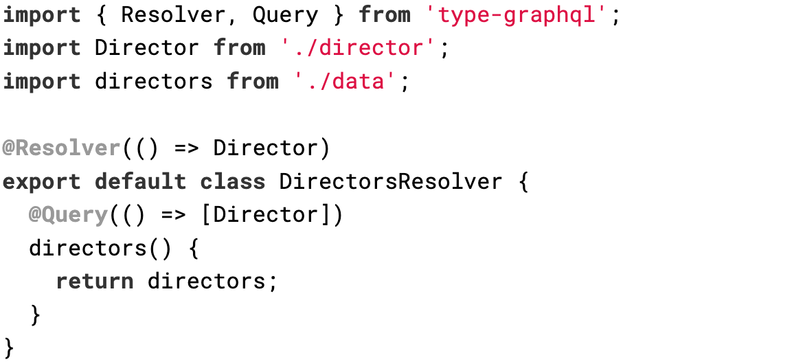 Scaling GraphQL - fetch the list of directors