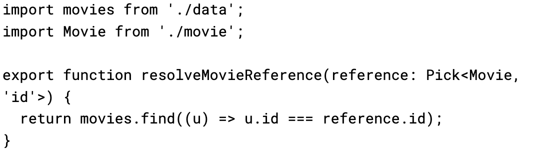 Scaling GraphQL - resolver movie