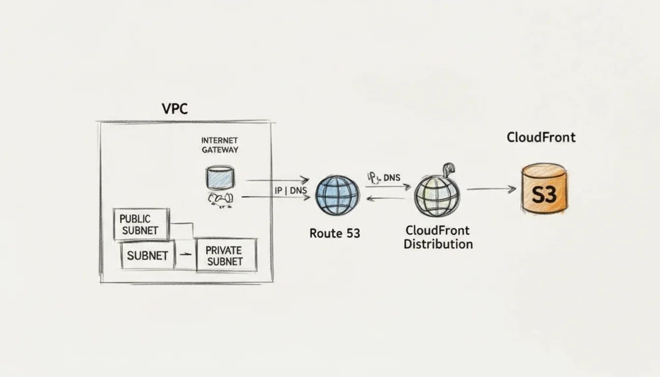 AWS architecture diagram showing data flow from EBS through EC2, Lambda, S3, to Glacier for storage.