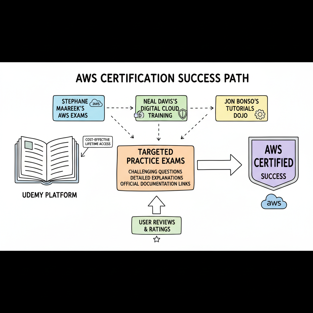 Udemy (marketplace for AWS practice exams)
