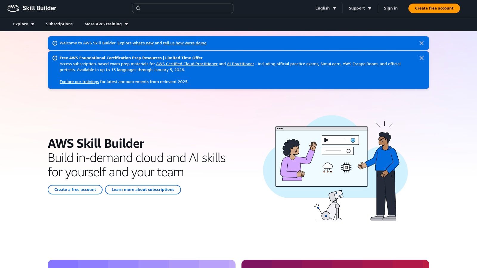 AWS Skill Builder (official)