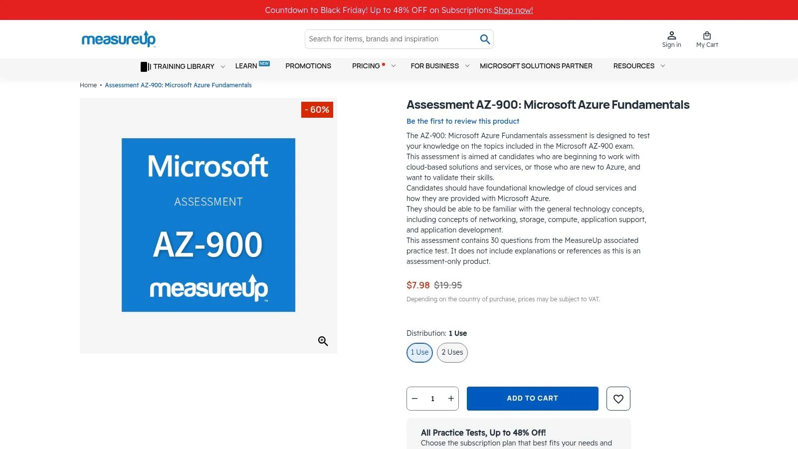Mindhub (Microsoft Official Practice Test powered by MeasureUp)
