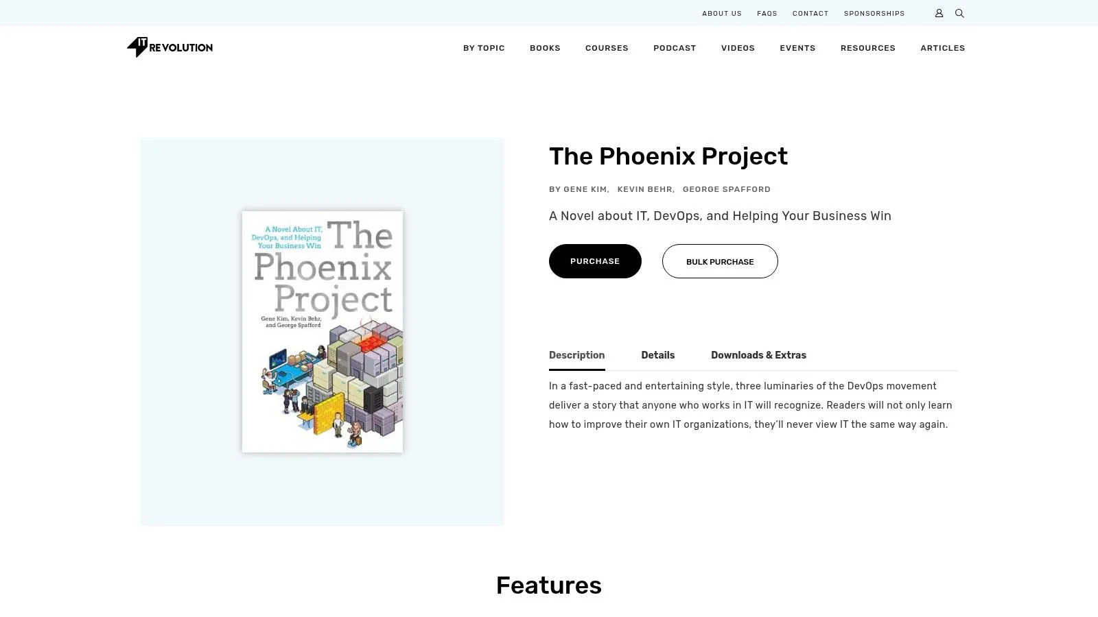 The Phoenix Project book cover