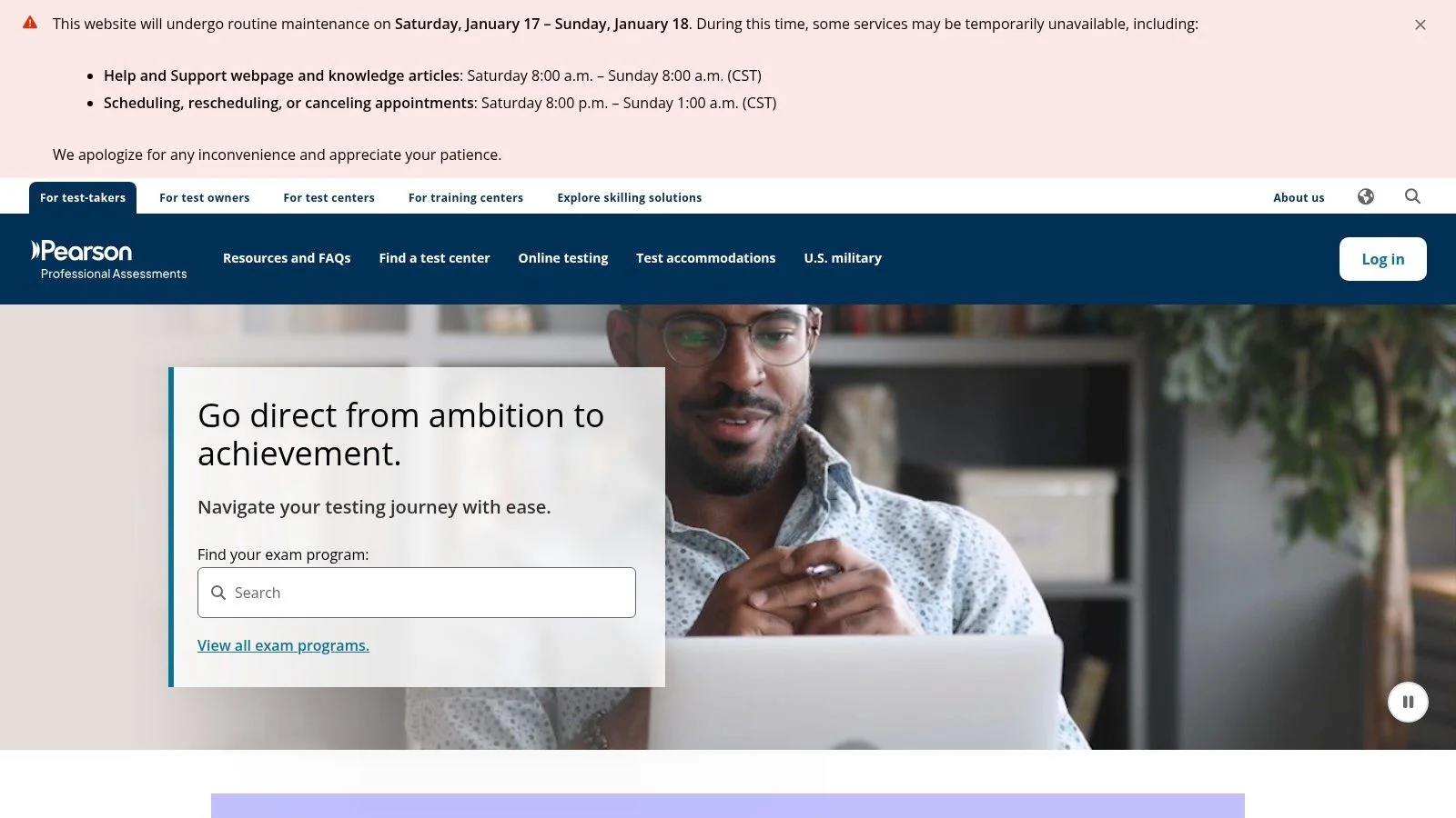 Pearson VUE — Exam Scheduling and Delivery (multi-vendor)