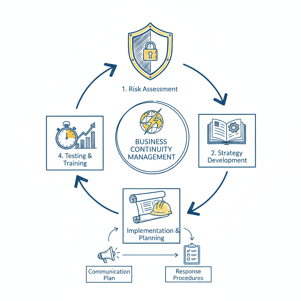 A hand-drawn illustration depicting a clipboard with a checklist connected to a network of people, representing task delegation.