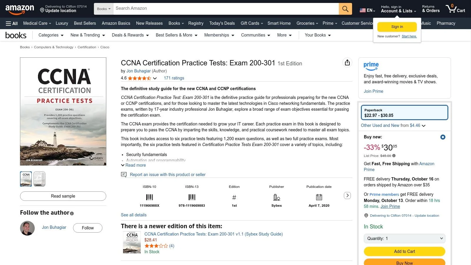 Amazon (Books + Online Test Banks)